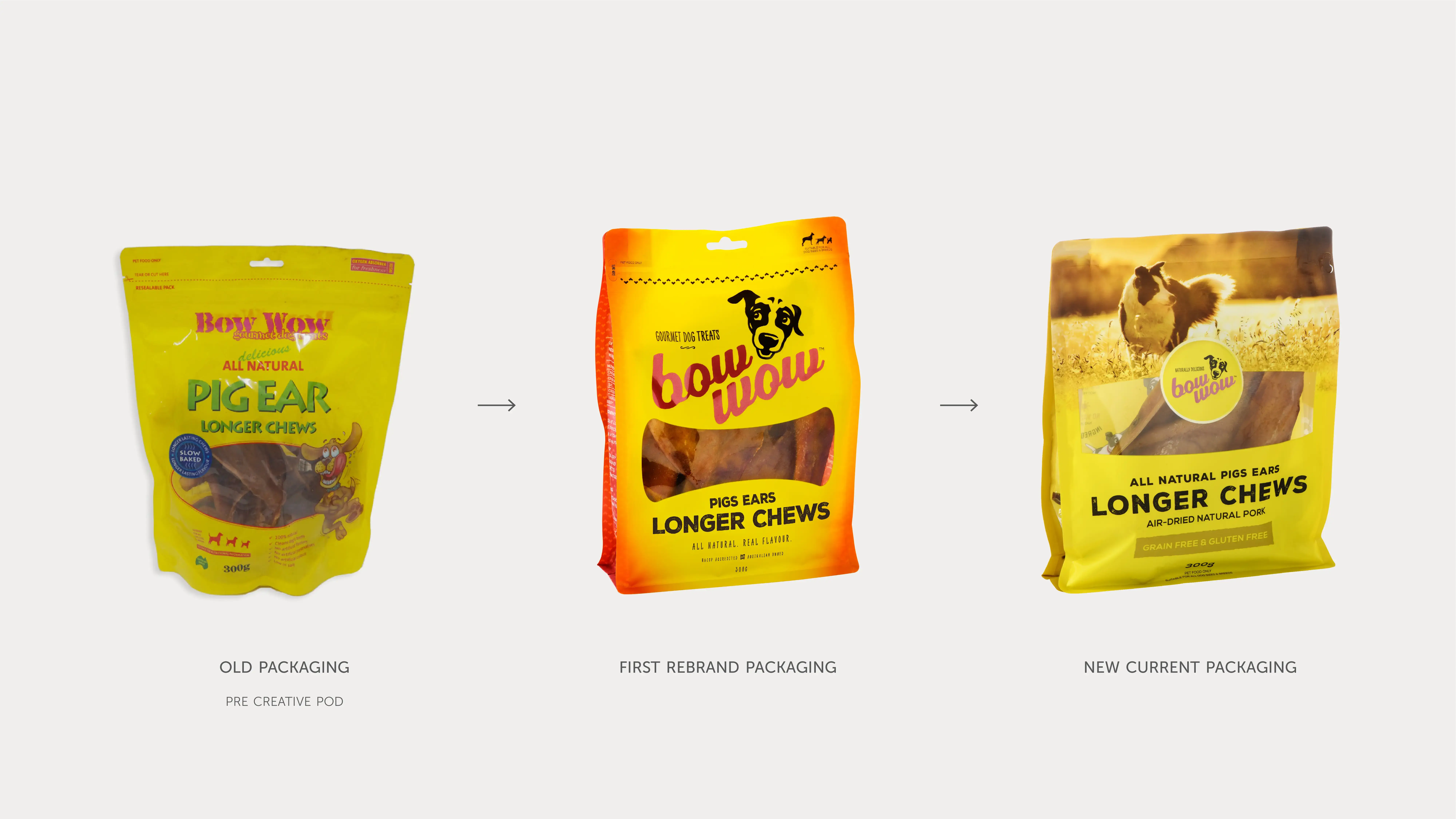 Retail Package Design Updates for Bow Wow