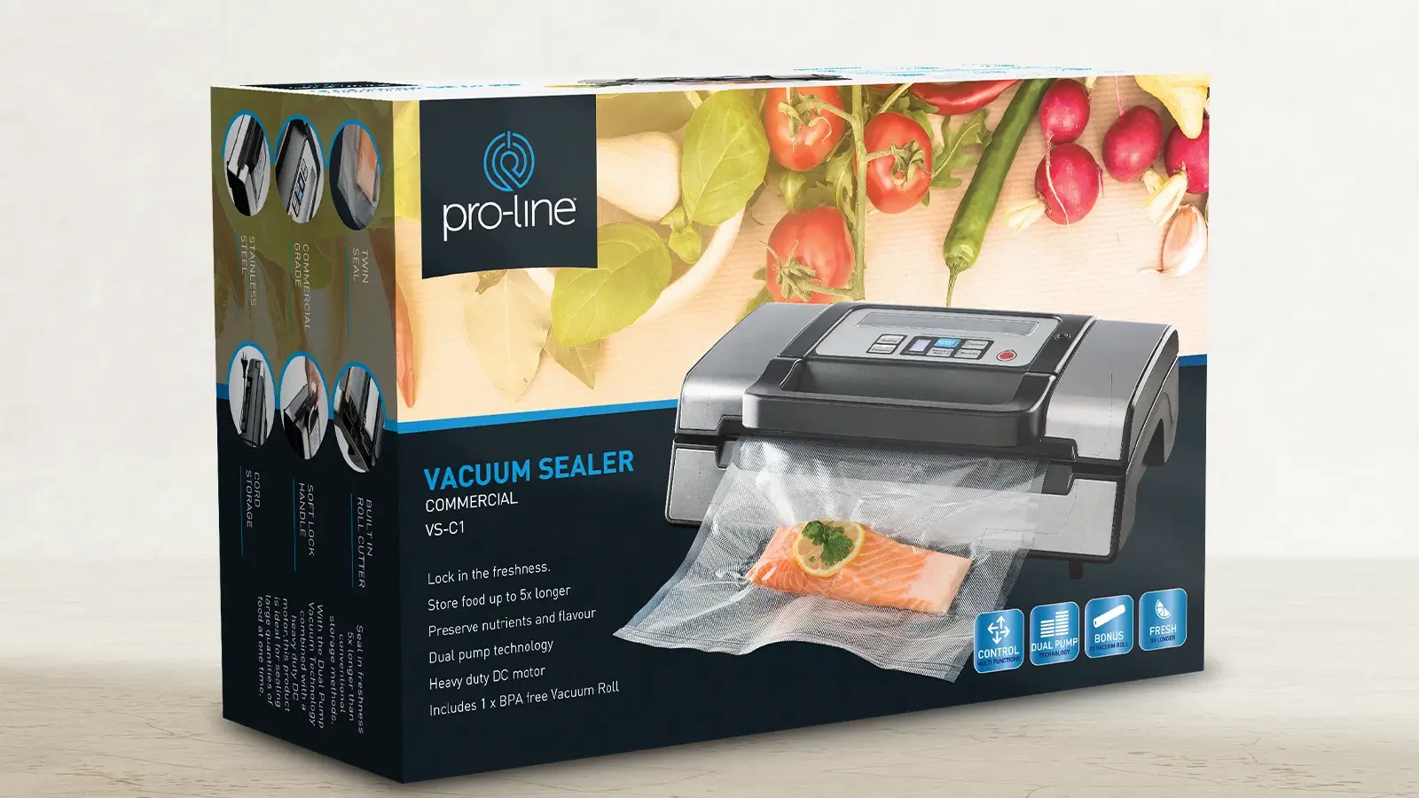 Pro-line Vacuum Sealer Machine Box Design